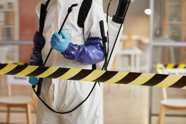 Professional Biohazard technician working in Verona, WI